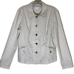 Charter Club Lightweight Searsucker Jacket